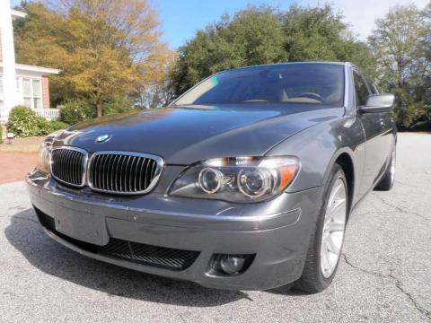 Sterling Grey Metallic BMW 7 Series 750Li Sedan.  Click to enlarge.