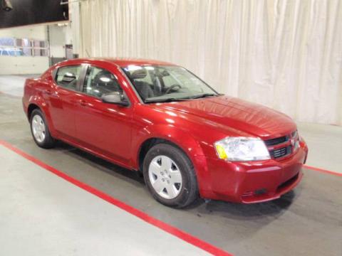 Inferno Red Crystal Pearl Dodge Avenger SE.  Click to enlarge.