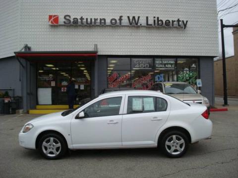 Summit White Chevrolet Cobalt LT Sedan.  Click to enlarge.