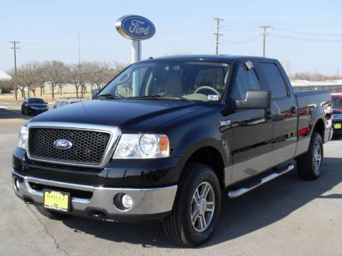 Black Ford F150 XLT SuperCrew 4x4.  Click to enlarge.