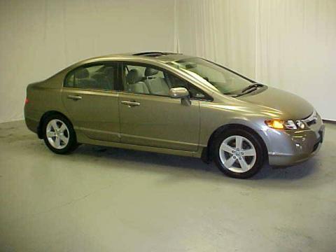 Galaxy Gray Metallic Honda Civic EX Sedan.  Click to enlarge.
