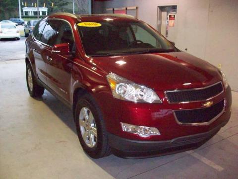 Red Jewel Tintcoat Chevrolet Traverse LT.  Click to enlarge.