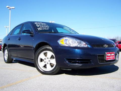 Imperial Blue Metallic Chevrolet Impala LT.  Click to enlarge.