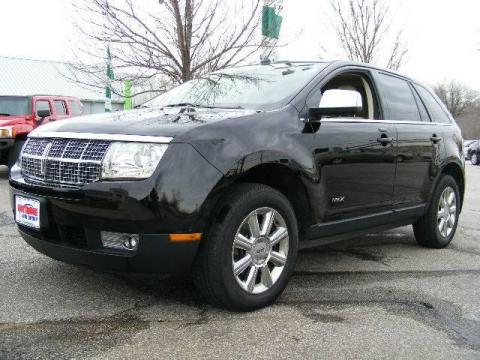 Black Lincoln MKX AWD.  Click to enlarge.