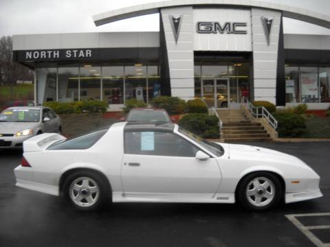 White Chevrolet Camaro Z28 Coupe.  Click to enlarge.
