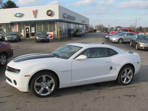 Summit White Chevrolet Camaro LT/RS Coupe.  Click to enlarge.