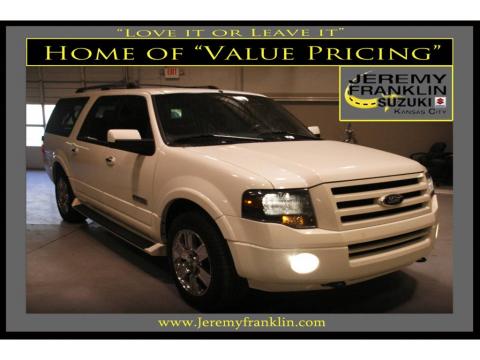 White Sand Tri Coat Metallic Ford Expedition EL Limited 4x4.  Click to enlarge.