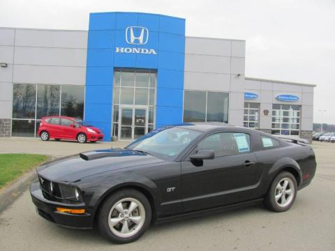 Black Ford Mustang GT Premium Coupe.  Click to enlarge.