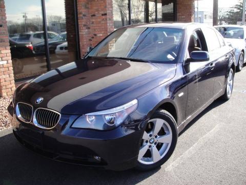 Monaco Blue Metallic BMW 5 Series 525xi Sedan.  Click to enlarge.