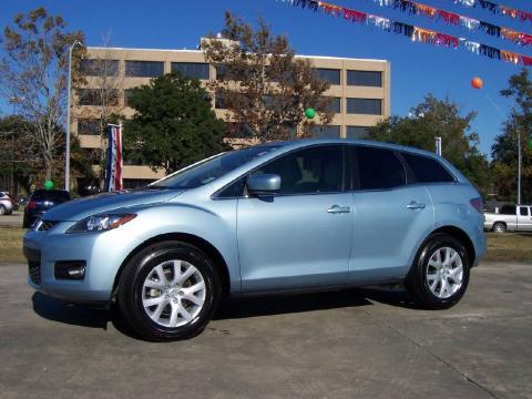 Icy Blue Metallic Mazda CX-7 Grand Touring.  Click to enlarge.