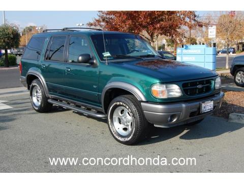 Tropic Green Metallic Ford Explorer XLT 4x4.  Click to enlarge.