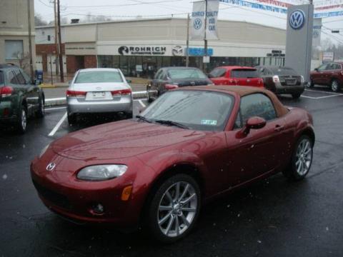 Copper Red Mica Mazda MX-5 Miata Grand Touring Roadster.  Click to enlarge.