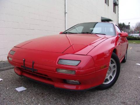 Blaze Red Mazda RX-7 GXL.  Click to enlarge.