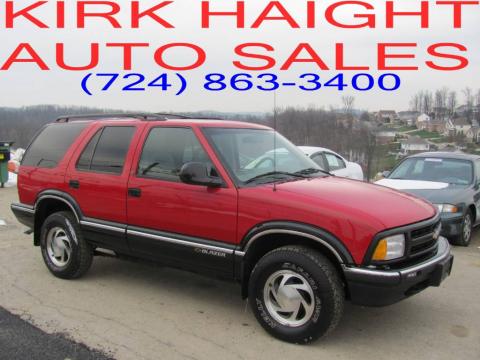 Apple Red Chevrolet Blazer LT 4x4.  Click to enlarge.