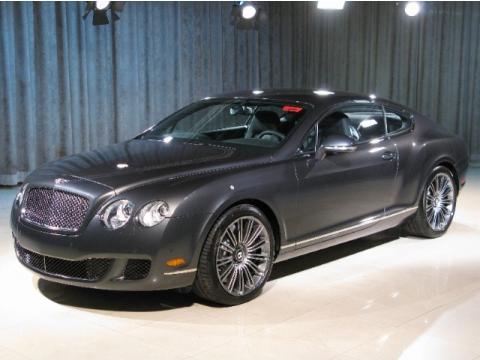 Anthracite Bentley Continental GT Speed.  Click to enlarge.