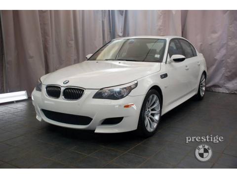 Alpine White BMW M5 Sedan.  Click to enlarge.