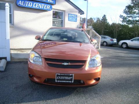 Sunburst Orange Metallic Chevrolet Cobalt SS Supercharged Coupe.  Click to enlarge.