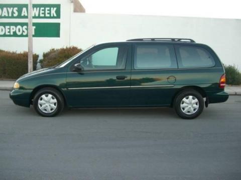 Deep Emerald Green Metallic Ford Windstar GL.  Click to enlarge.