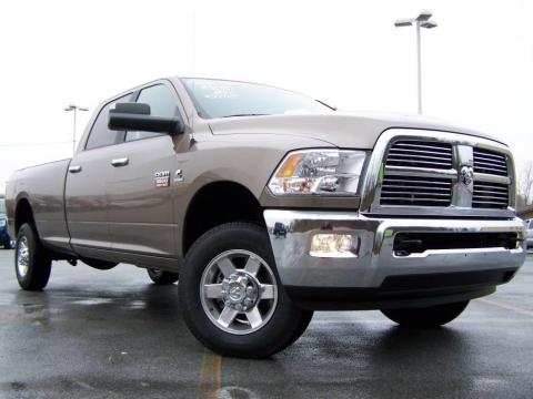 Austin Tan Pearl Dodge Ram 3500 Big Horn Edition Crew Cab 4x4.  Click to enlarge.