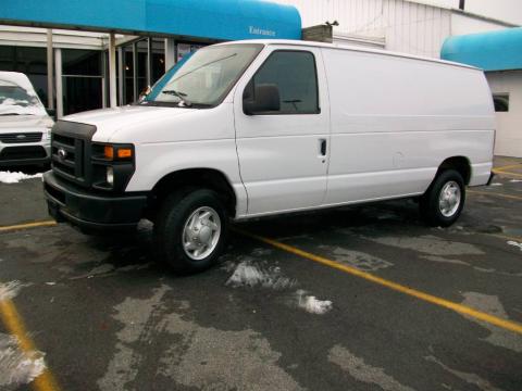Oxford White Ford E Series Van E150 Cargo.  Click to enlarge.