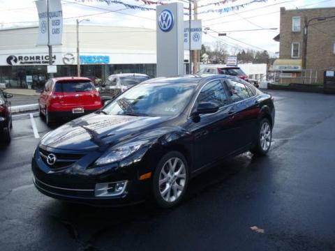 Ebony Black Mazda MAZDA6 s Grand Touring.  Click to enlarge.