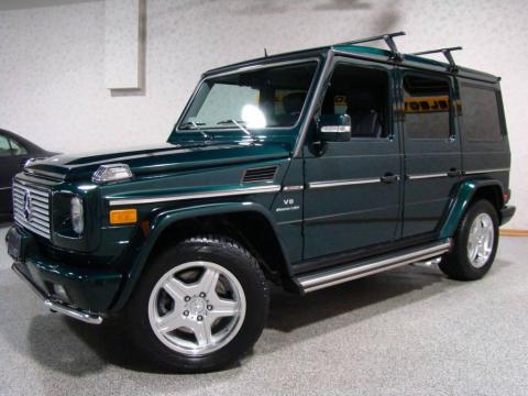 Everest Green Metallic Mercedes-Benz G 55 AMG.  Click to enlarge.