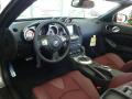  2010 Nissan 370Z Wine Leather Interior #33