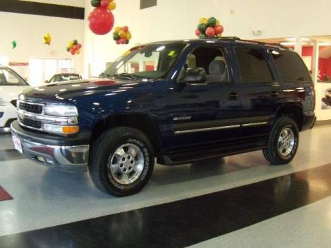 Indigo Blue Metallic Chevrolet Tahoe LS 4x4.  Click to enlarge.