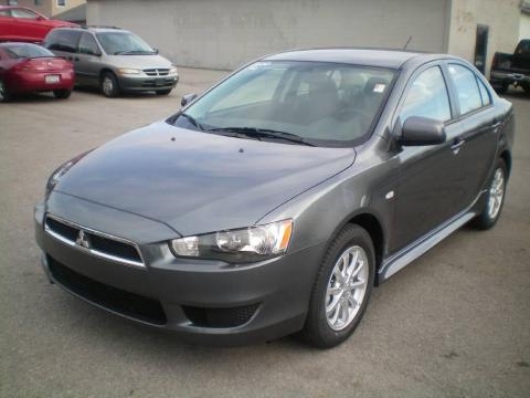 Graphite Gray Pearl Mitsubishi Lancer ES.  Click to enlarge.
