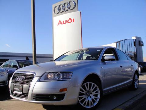 Light Silver Metallic Audi A6 3.2 quattro Sedan.  Click to enlarge.