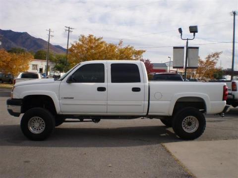 Summit White Chevrolet Silverado 2500HD LT Crew Cab 4x4.  Click to enlarge.