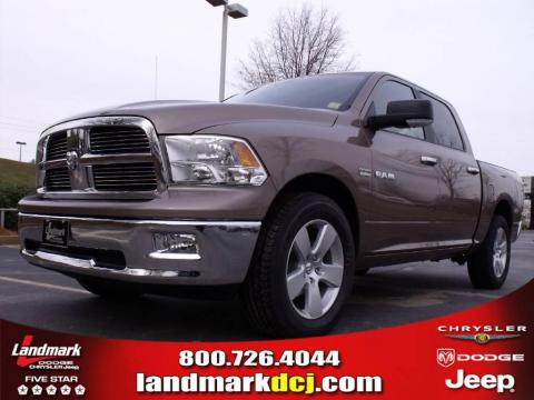 Austin Tan Pearl Dodge Ram 1500 Big Horn Crew Cab 4x4.  Click to enlarge.