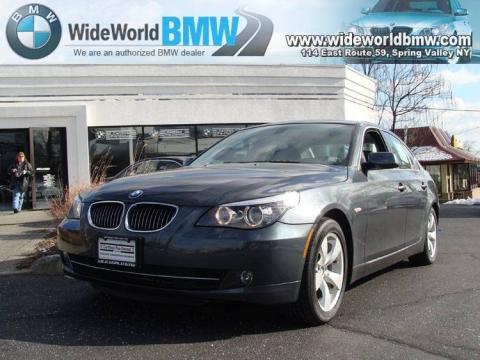 Platinum Grey Metallic BMW 5 Series 528i Sedan.  Click to enlarge.
