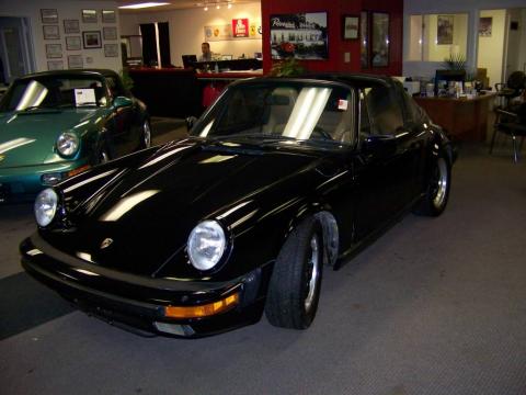 Black Porsche 911 Carrera Targa.  Click to enlarge.