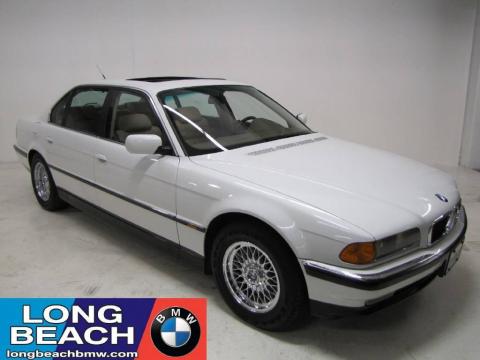 Alpine White BMW 7 Series 740iL Sedan.  Click to enlarge.