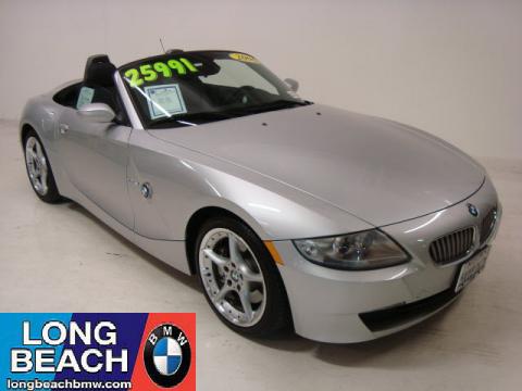 Titanium Silver Metallic BMW Z4 3.0si Roadster.  Click to enlarge.