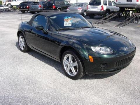 Highland Green Mazda MX-5 Miata Sport Roadster. Click to enlarge. Highland Green Mazda MX-5 Miata Sport Roadster. Click to enlarge.
