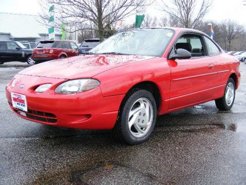 Bright Red Ford Escort ZX2 Coupe.  Click to enlarge.
