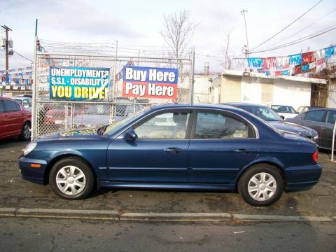 Ardor Blue Hyundai Sonata .  Click to enlarge.