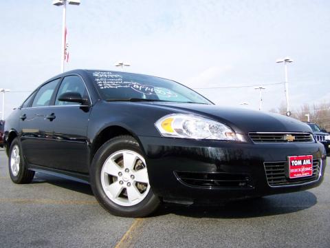 Black Chevrolet Impala LT.  Click to enlarge.