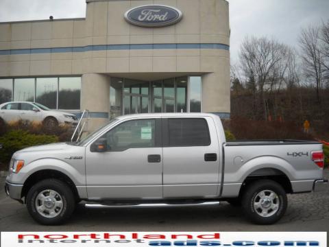 Ingot Silver Metallic Ford F150 XLT SuperCrew 4x4.  Click to enlarge.