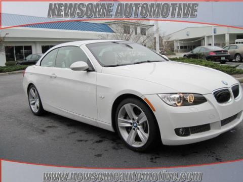 Alpine White BMW 3 Series 335i Convertible.  Click to enlarge.