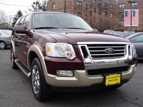 Dark Cherry Metallic Ford Explorer Eddie Bauer 4x4.  Click to enlarge.