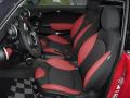  2010 Mini Cooper Rooster Red Leather/Carbon Black Interior #11
