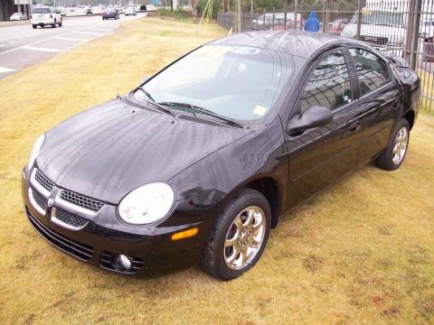 Black Dodge Neon SXT.  Click to enlarge.