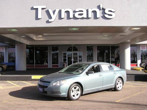 Silver Moss Metallic Chevrolet Malibu LS Sedan.  Click to enlarge.