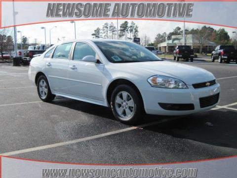 Summit White Chevrolet Impala LT.  Click to enlarge.