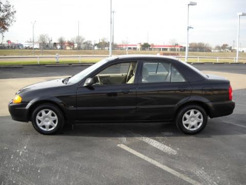 Black Mica 2000 Mazda Protege LX with Beige interior Black Mica Mazda 