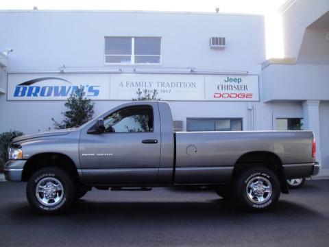 Mineral Gray Metallic Dodge Ram 2500 SLT Regular Cab 4x4.  Click to enlarge.