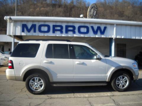 White Suede Ford Explorer Eddie Bauer 4x4. Click to enlarge. White Suede Ford Explorer Eddie Bauer 4x4. Click to enlarge.